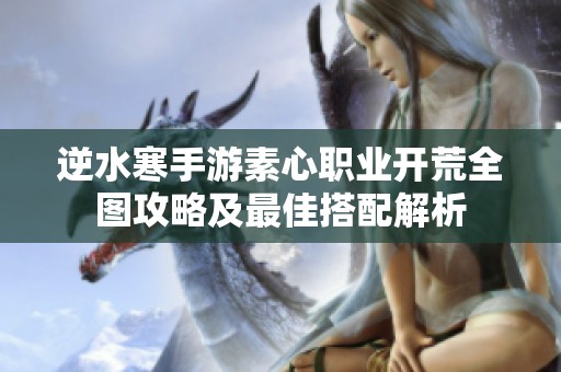 逆水寒手游素心职业开荒全图攻略及最佳搭配解析