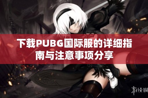 下载PUBG国际服的详细指南与注意事项分享