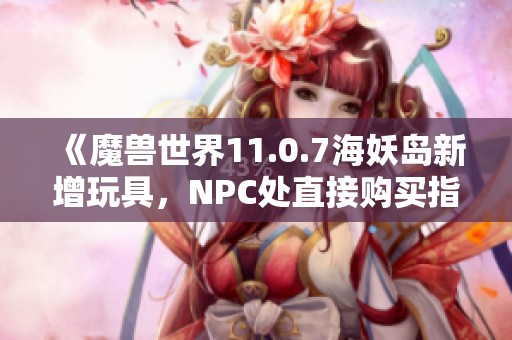 《魔兽世界11.0.7海妖岛新增玩具，NPC处直接购买指南》