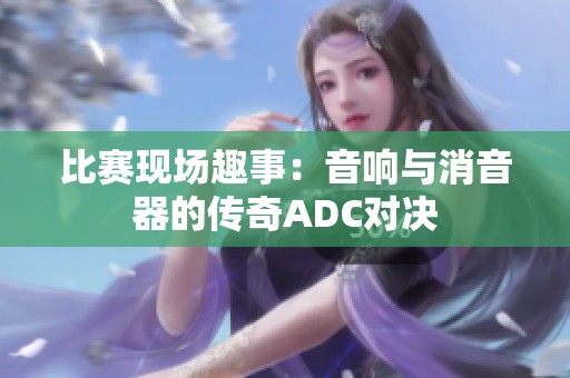 比赛现场趣事：音响与消音器的传奇ADC对决