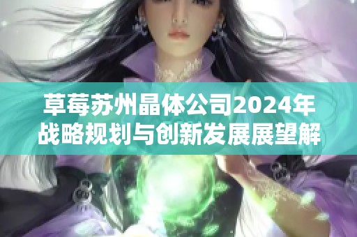 草莓苏州晶体公司2024年战略规划与创新发展展望解析