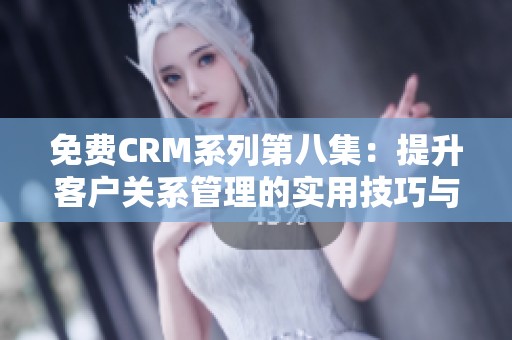 免费CRM系列第八集：提升客户关系管理的实用技巧与经验分享