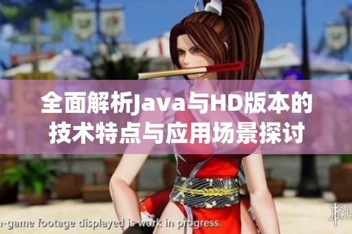 全面解析Java与HD版本的技术特点与应用场景探讨