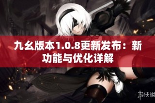 九幺版本1.0.8更新发布：新功能与优化详解