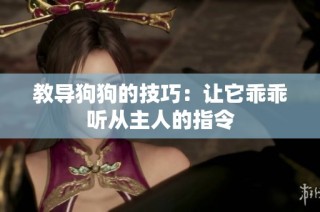 教导狗狗的技巧：让它乖乖听从主人的指令