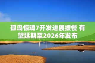 孤岛惊魂7开发进展缓慢 有望延期至2026年发布