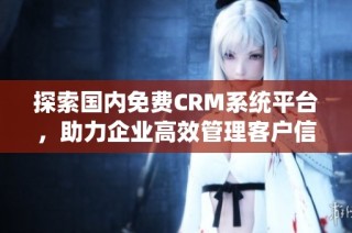 探索国内免费CRM系统平台，助力企业高效管理客户信息