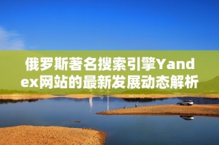 俄罗斯著名搜索引擎Yandex网站的最新发展动态解析