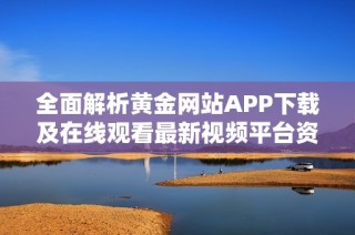 全面解析黄金网站APP下载及在线观看最新视频平台资源