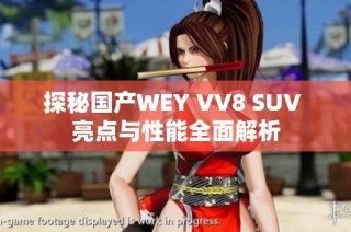 探秘国产WEY VV8 SUV 亮点与性能全面解析