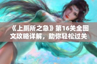 《上厕所之急》第16关全图文攻略详解，助你轻松过关！