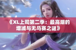 《XL上司第二季：最高潮的增减与无马赛之谜》