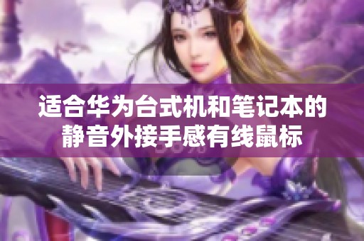 适合华为台式机和笔记本的静音外接手感有线鼠标