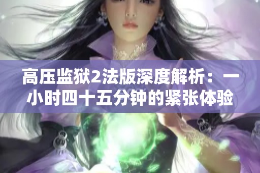 高压监狱2法版深度解析：一小时四十五分钟的紧张体验