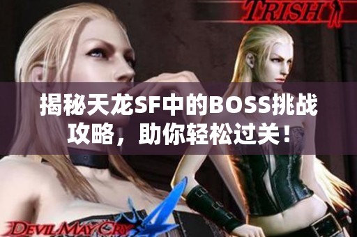 揭秘天龙SF中的BOSS挑战攻略，助你轻松过关！