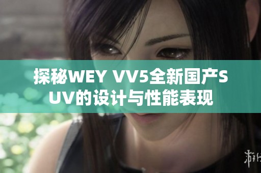 探秘WEY VV5全新国产SUV的设计与性能表现