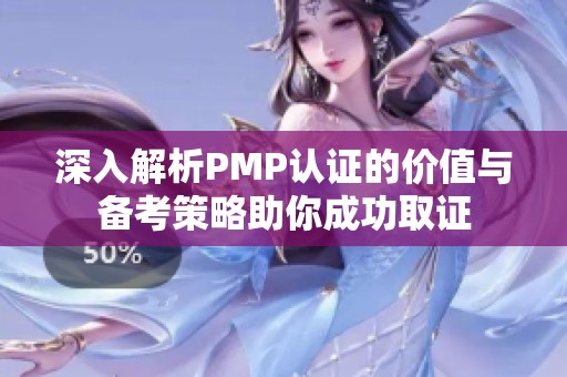 深入解析PMP认证的价值与备考策略助你成功取证