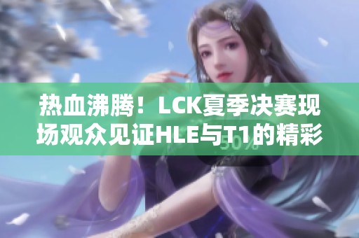 热血沸腾！LCK夏季决赛现场观众见证HLE与T1的精彩对决