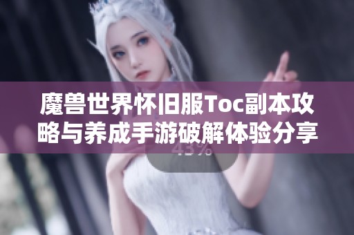 魔兽世界怀旧服Toc副本攻略与养成手游破解体验分享