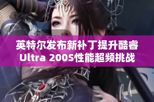 英特尔发布新补丁提升酷睿Ultra 200S性能超频挑战增加